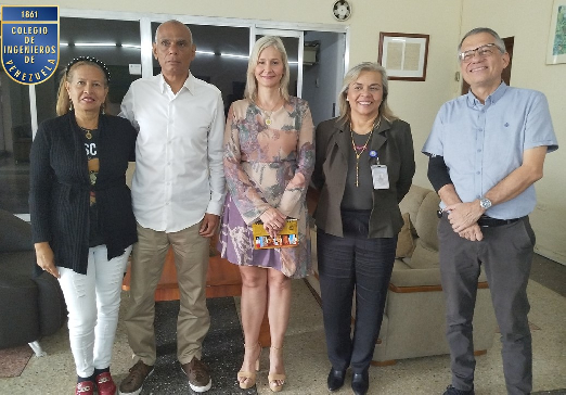 Autoridades académicas de la Universidad Central de Venezuela invitaron al Colegio de Ingenieros de Venezuela a formar parte de la Cátedra Libre de Emprendimiento creada para impulsar la innovación y el emprendimiento en la universidad