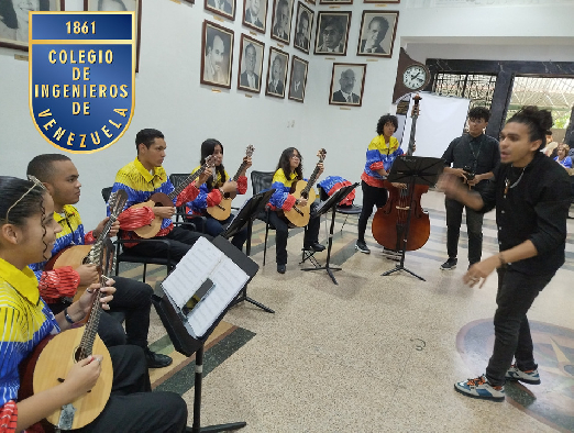 Grupo musical Ensamble “Hugo Blanco” del Programa “Alma Llanera” perteneciente al Sistema de Orquestas y Coros Infantiles y Juveniles de Venezuela actuó en celebración del Día del Arquitecto